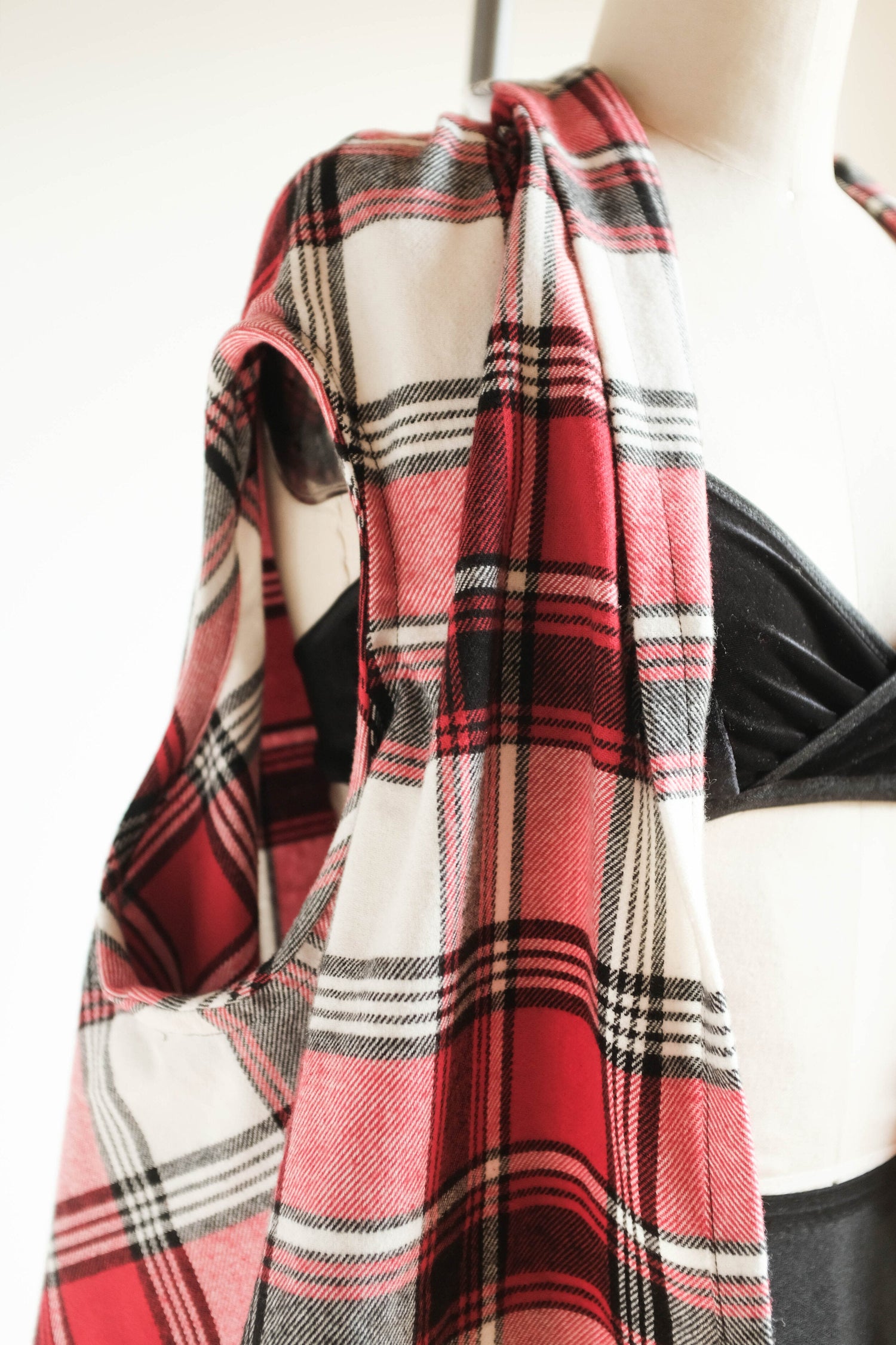 Fall Flannel Cape Vest 2025