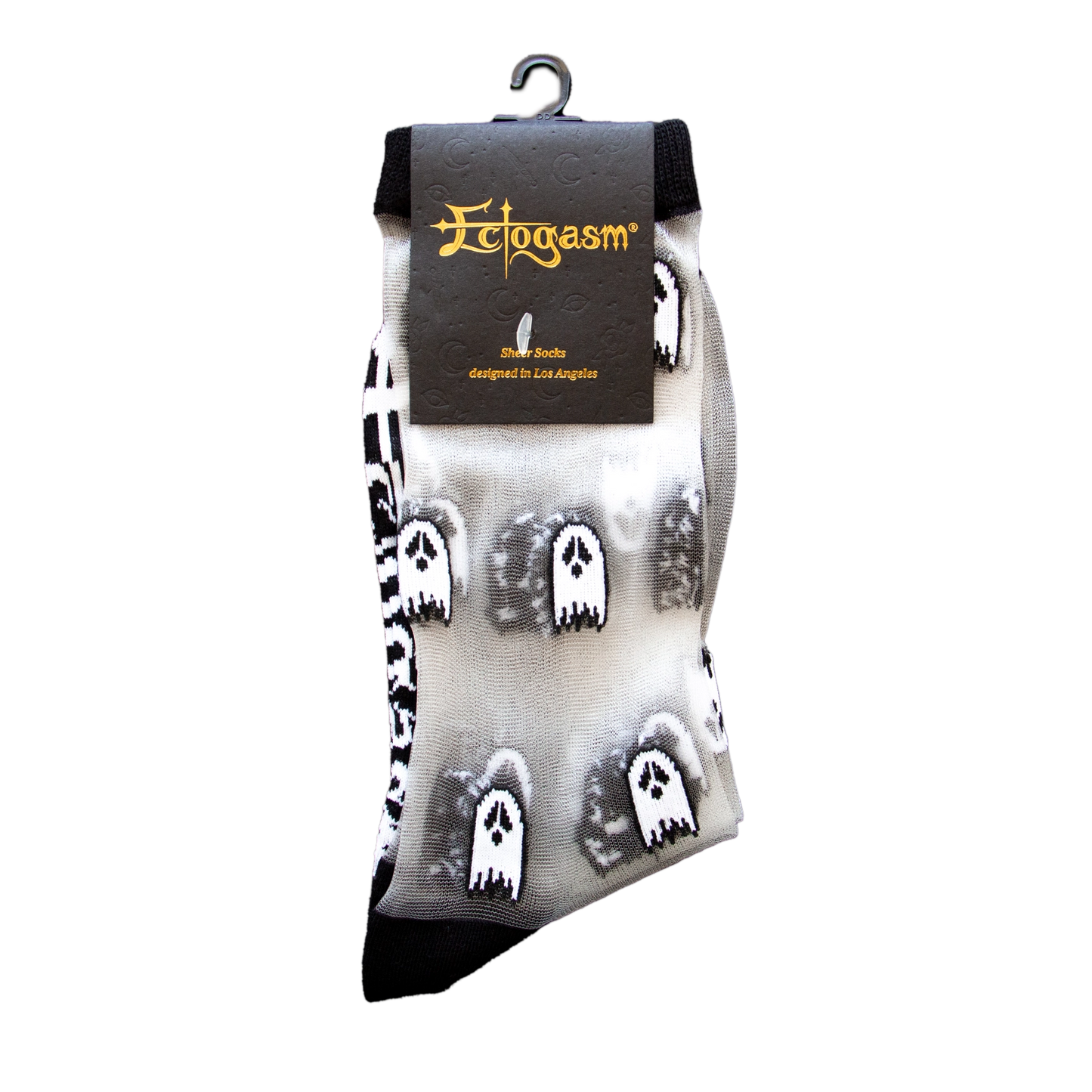 Sheer Ghost Crew Socks