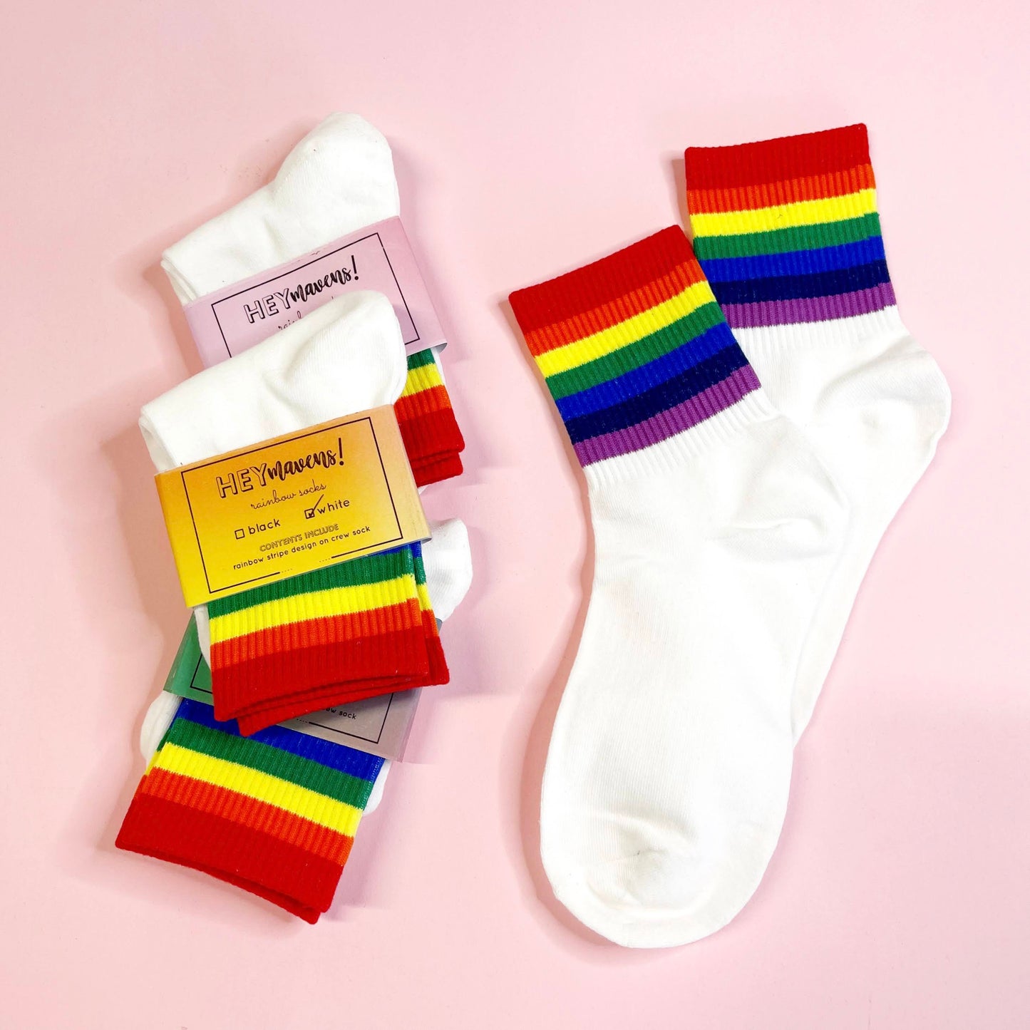 Rainbow Stripe Socks