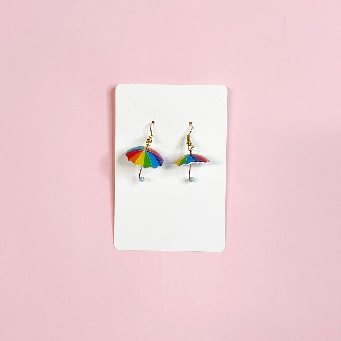 Rainbow Earrings :: Metallic