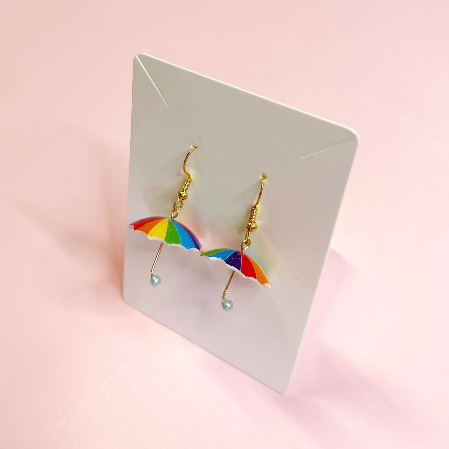 Rainbow Earrings :: Metallic