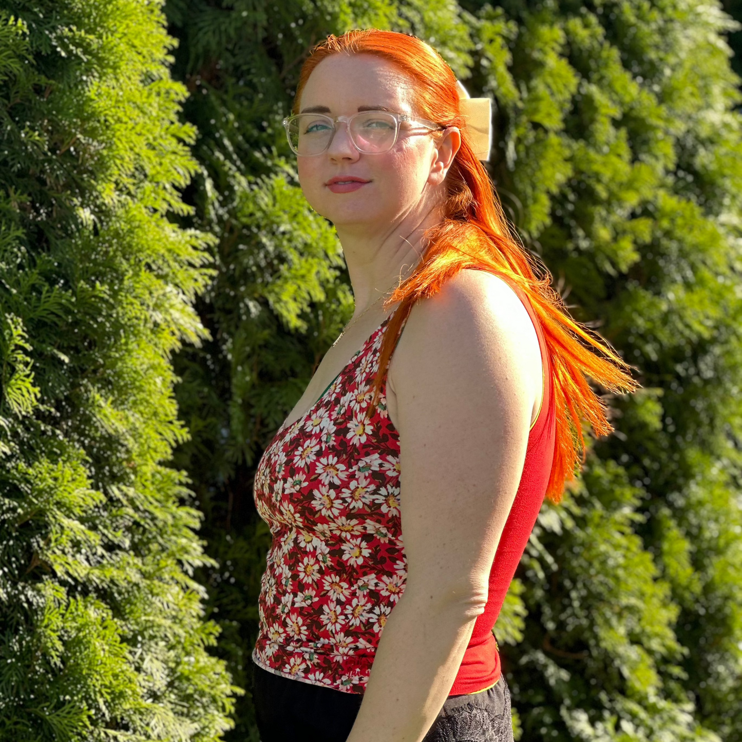 The Everyday Tank :: Red Flowers