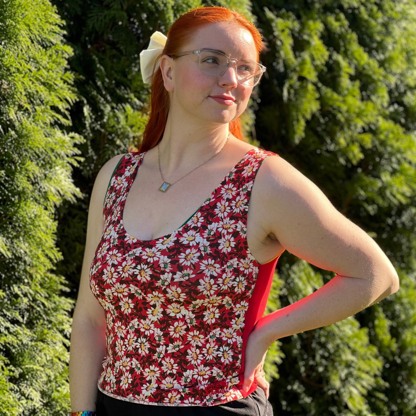 The Everyday Tank :: Red Flowers