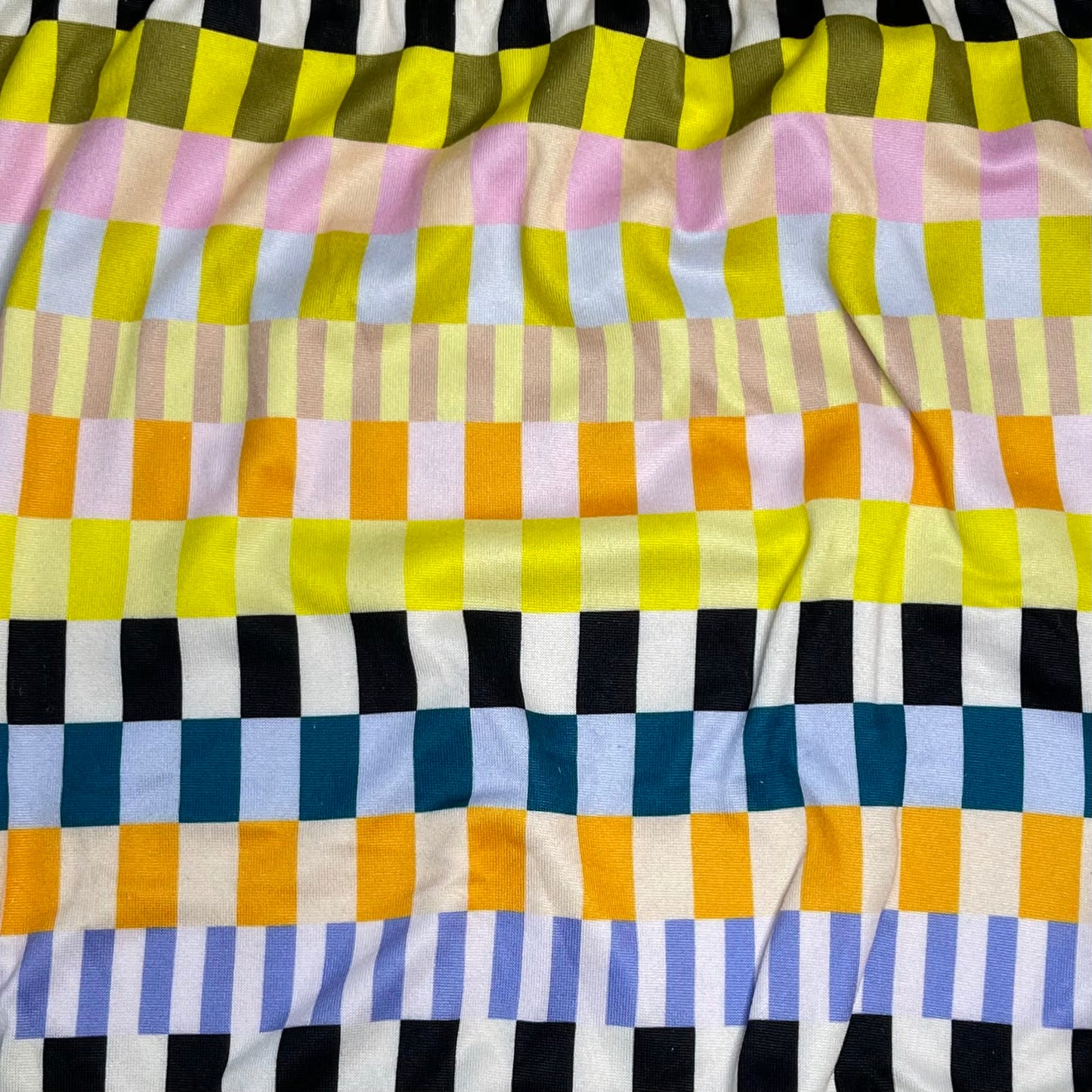 Neon + Neutral Grid High Rise Undies
