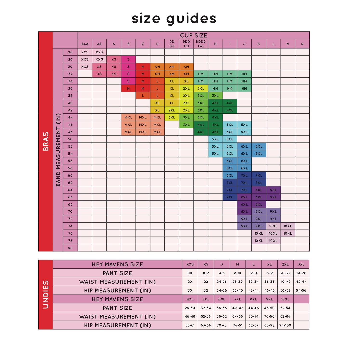 LG-Boo-TQ+ Rainbow Ghost Bandeau Bralette