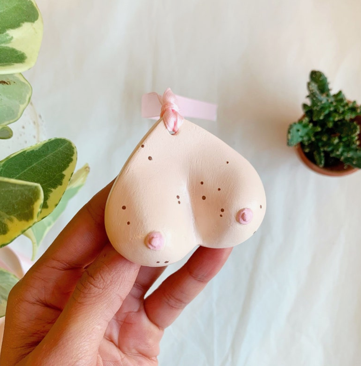 Christmas Boob Ornament