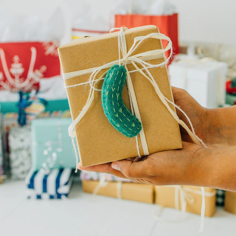 Pickle Felt Ornament