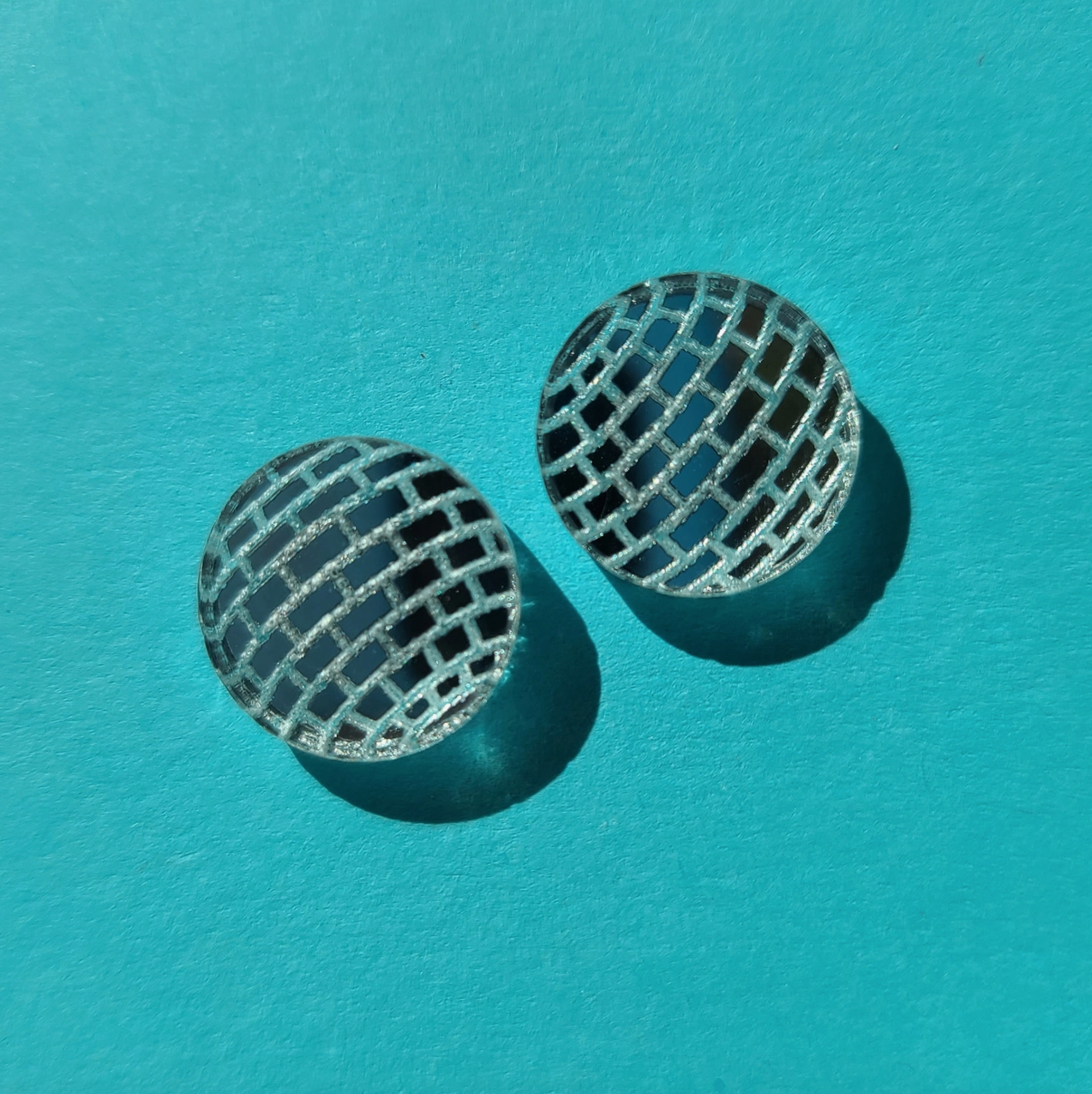 Disco Ball Acrylic Earrings