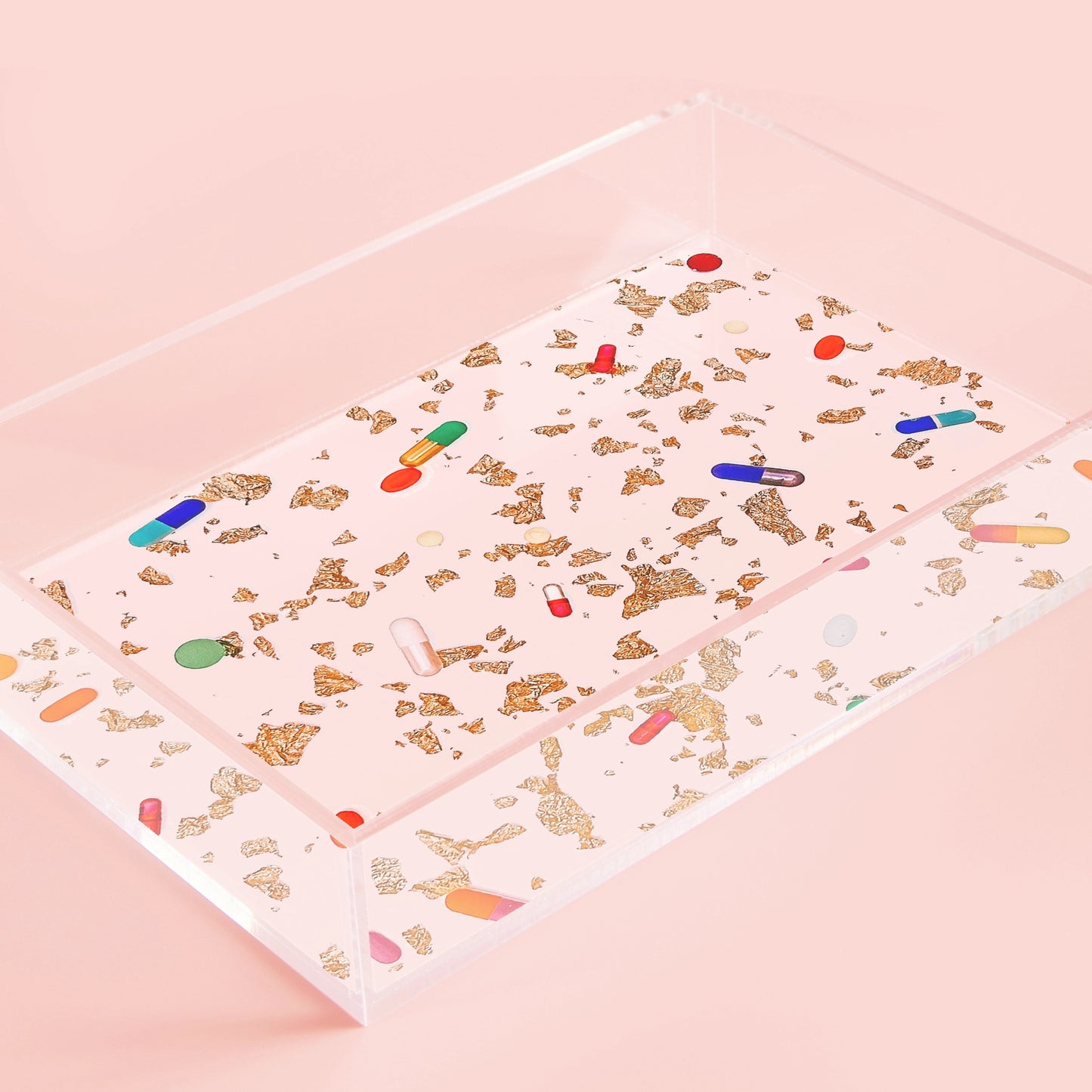 Pills + Gold Tray