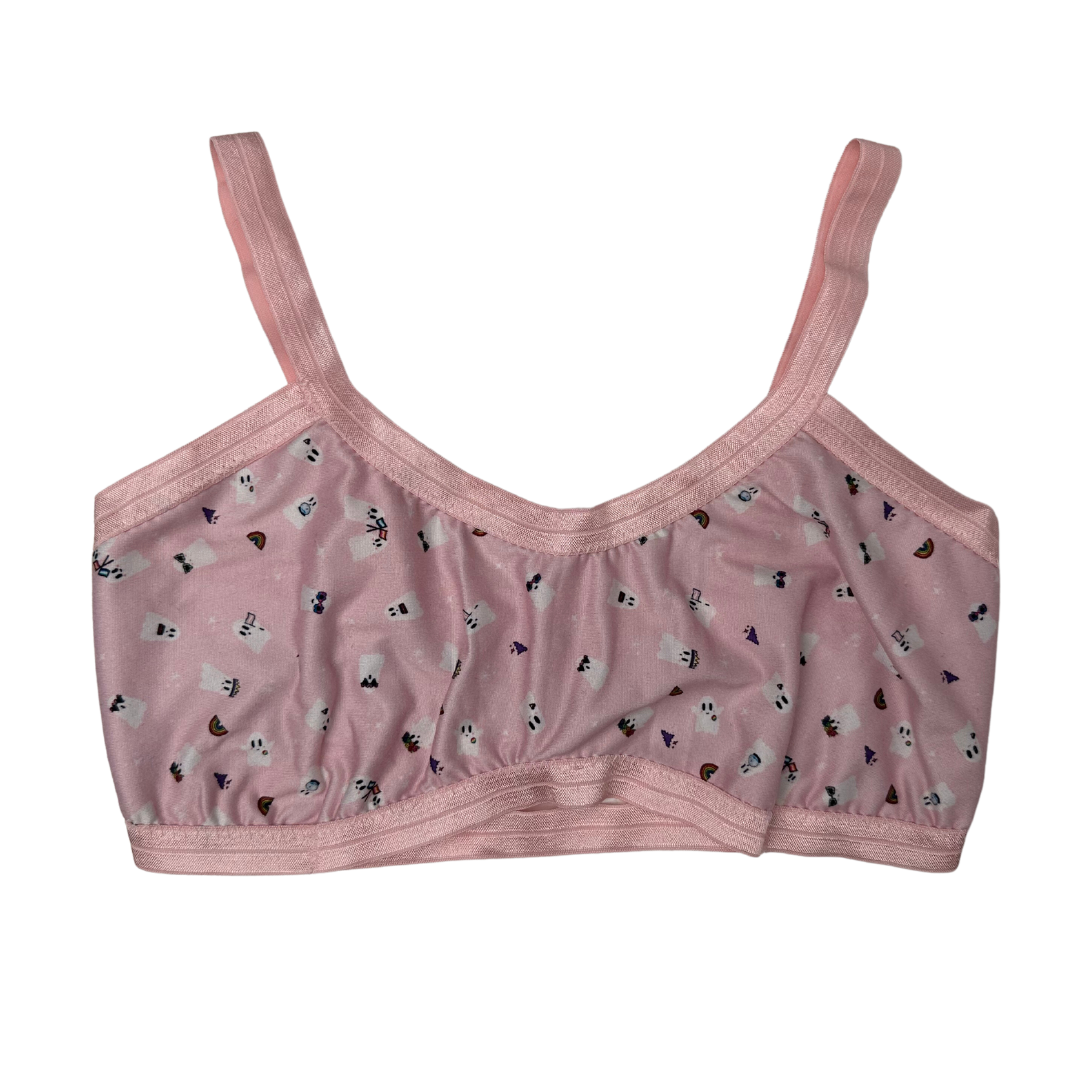 LG-Boo-TQ+ Rainbow Ghost Bandeau Bralette