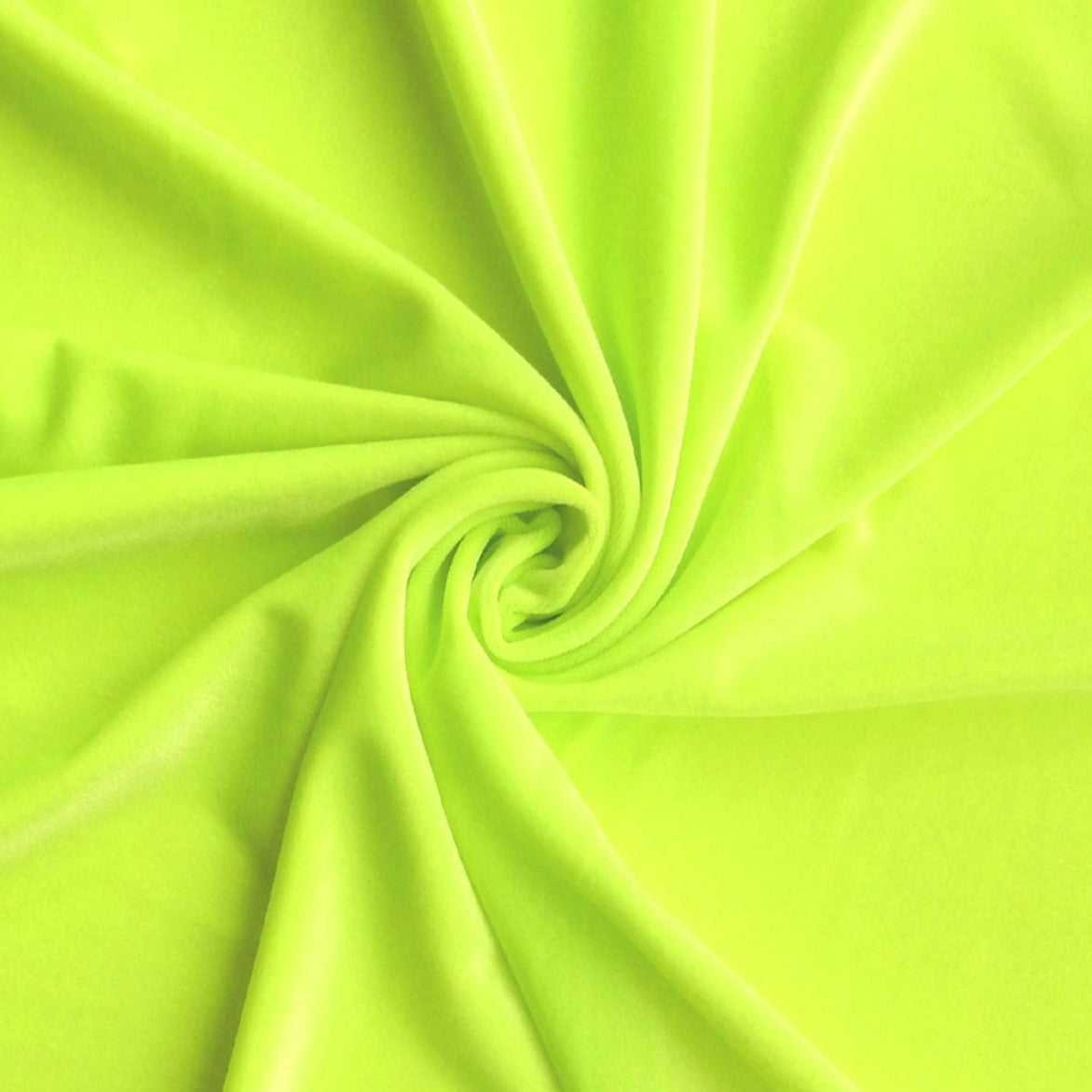 Neon Yellow Velvet Triangle Bralette