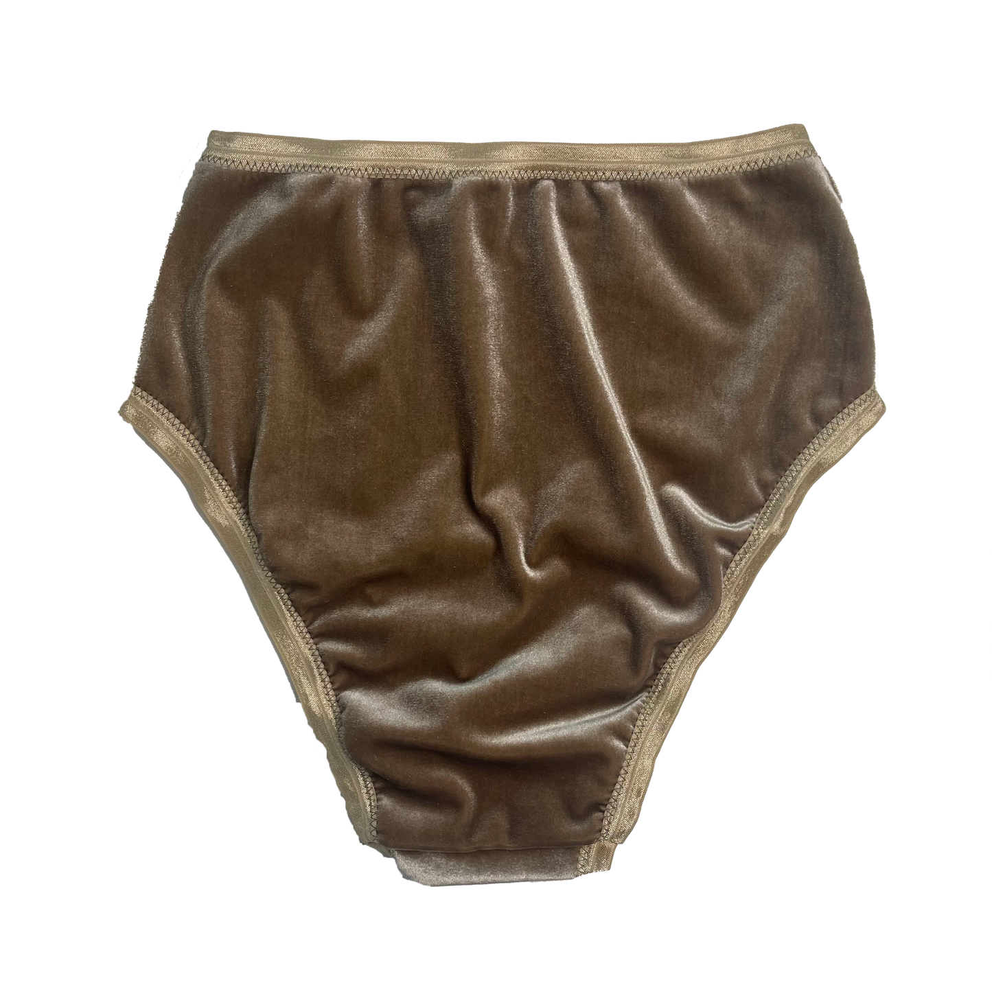 Taupe Velvet High Rise Undies
