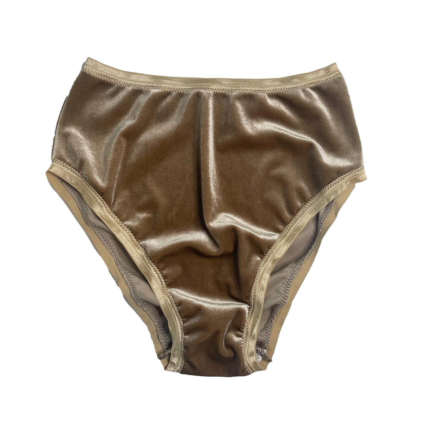 Taupe Velvet High Rise Undies