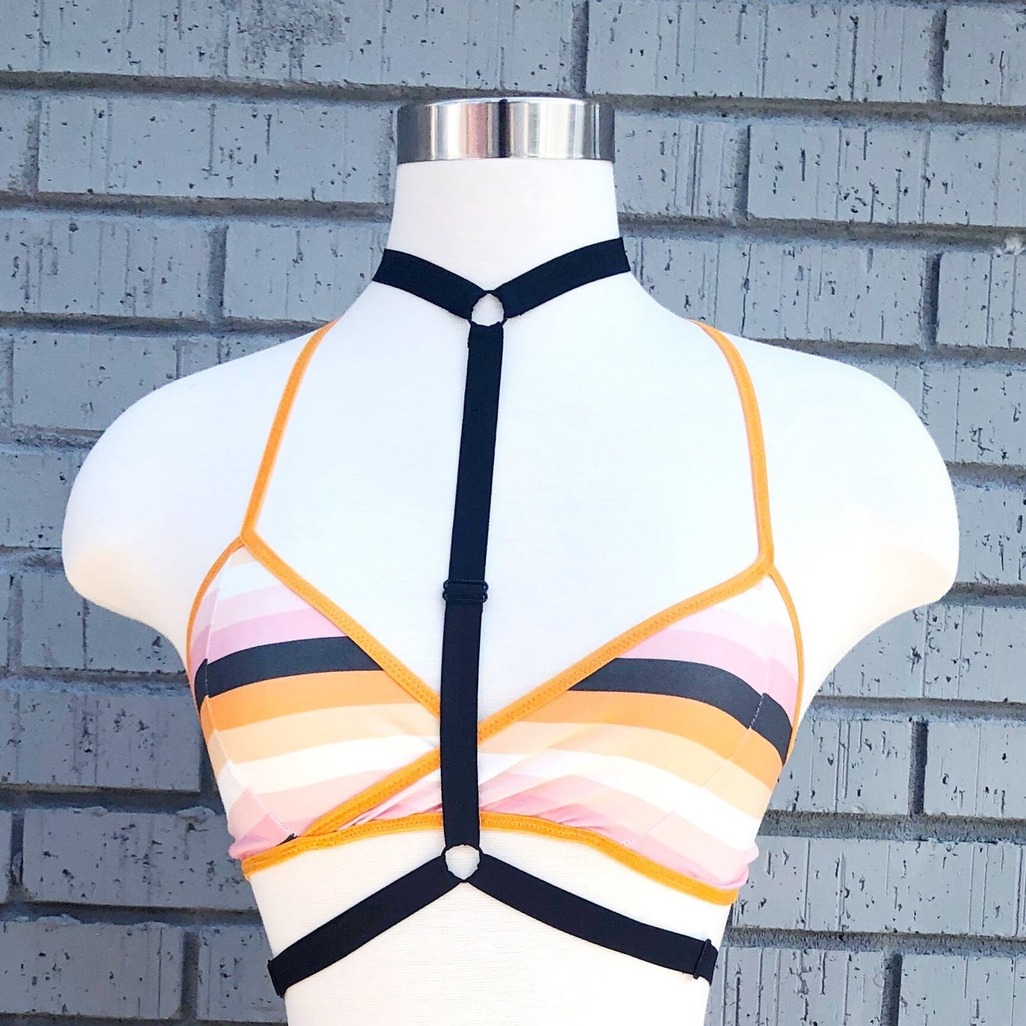 Black Harness Top