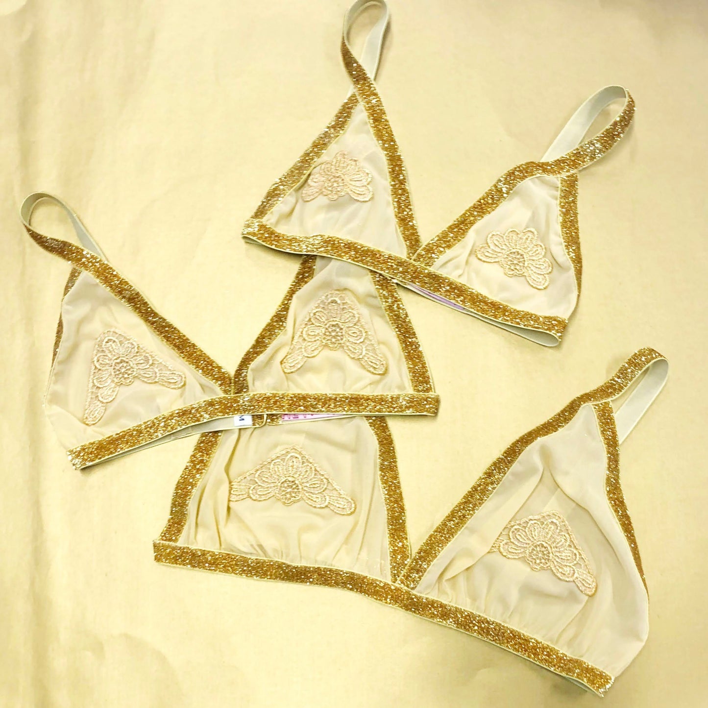 The Original Gold Triangle Bralette