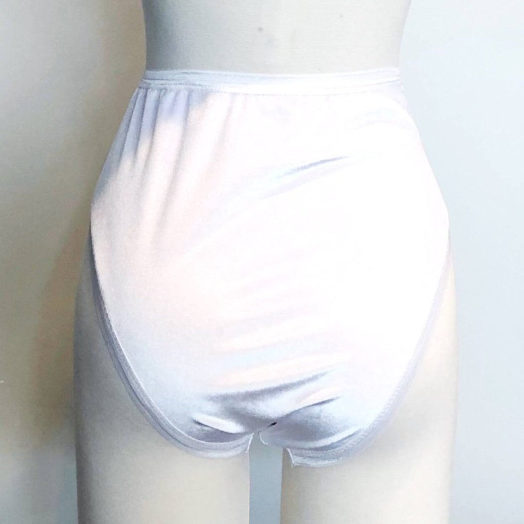 White Velvet High Rise Undies