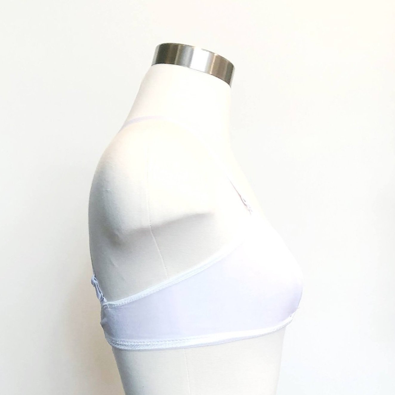 White Velvet Wrap Bralette