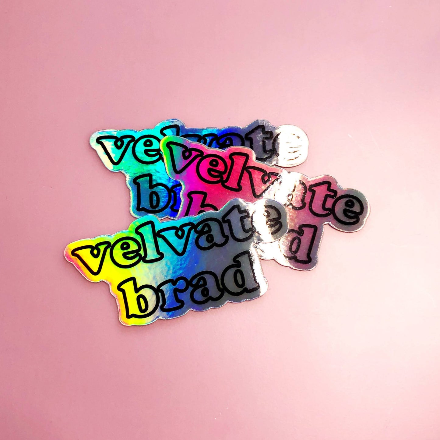 Velvate Brad Holo Sticker