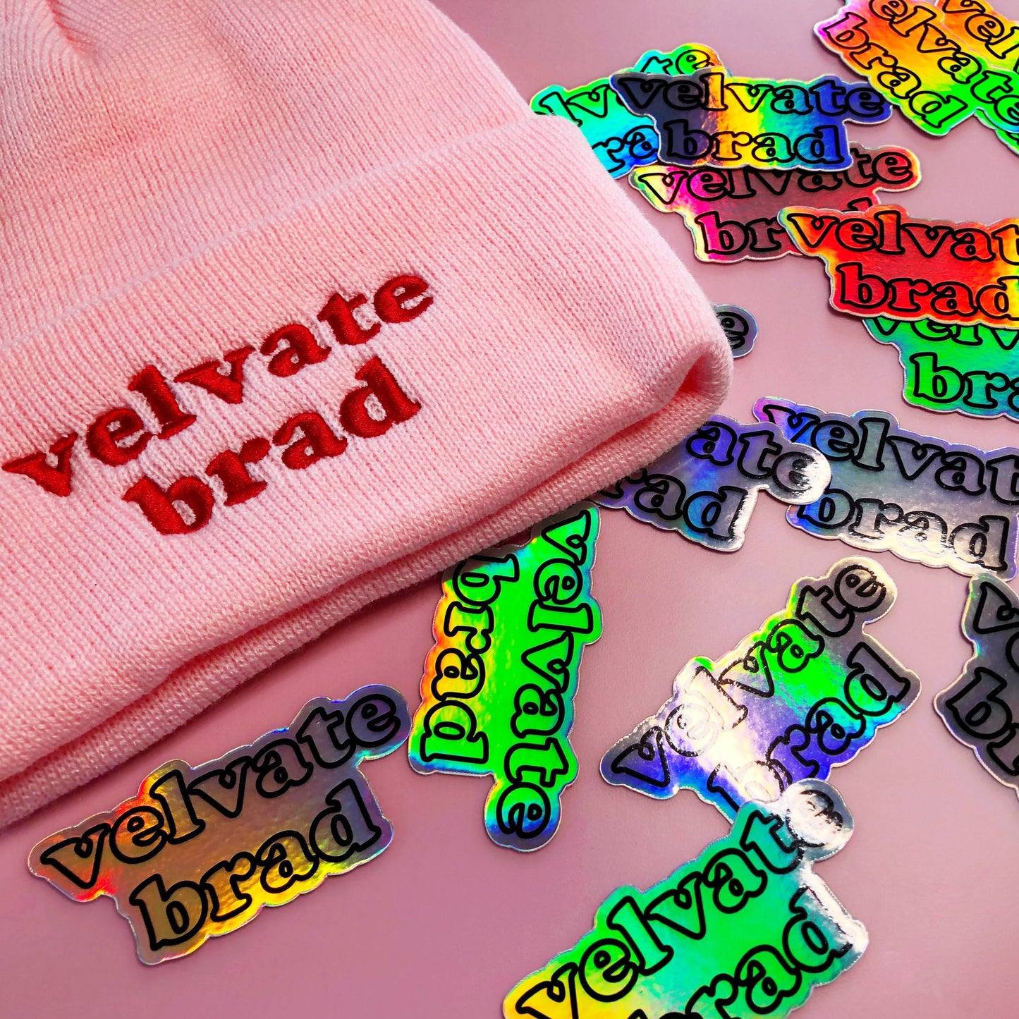 Velvate Brad Holo Sticker