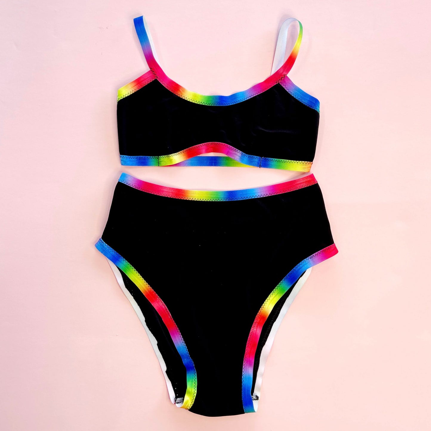 Black + Ombre Bandeau Bralette