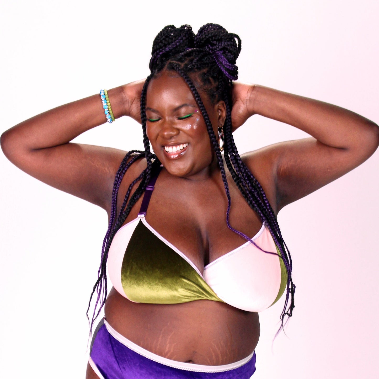 Scraps Velvet Wrap Bralette