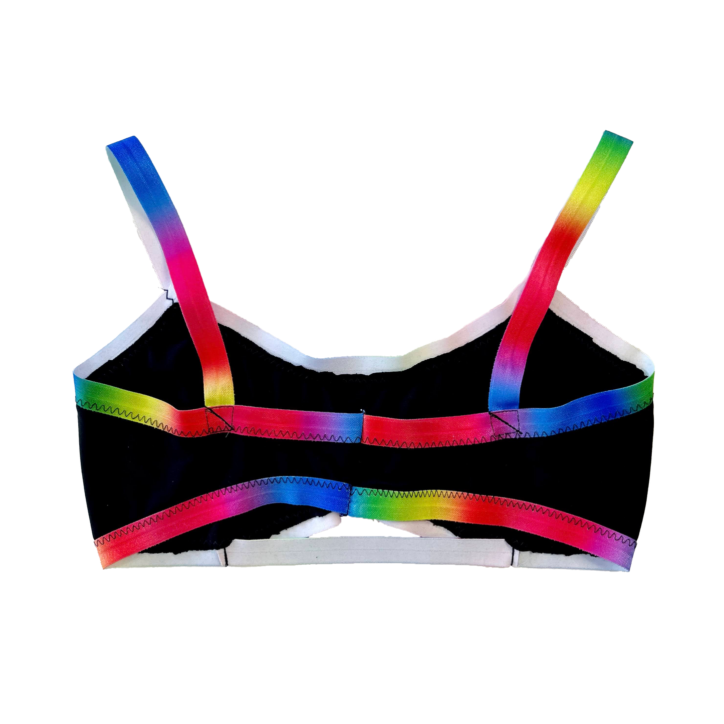 Black + Ombre Bandeau Bralette