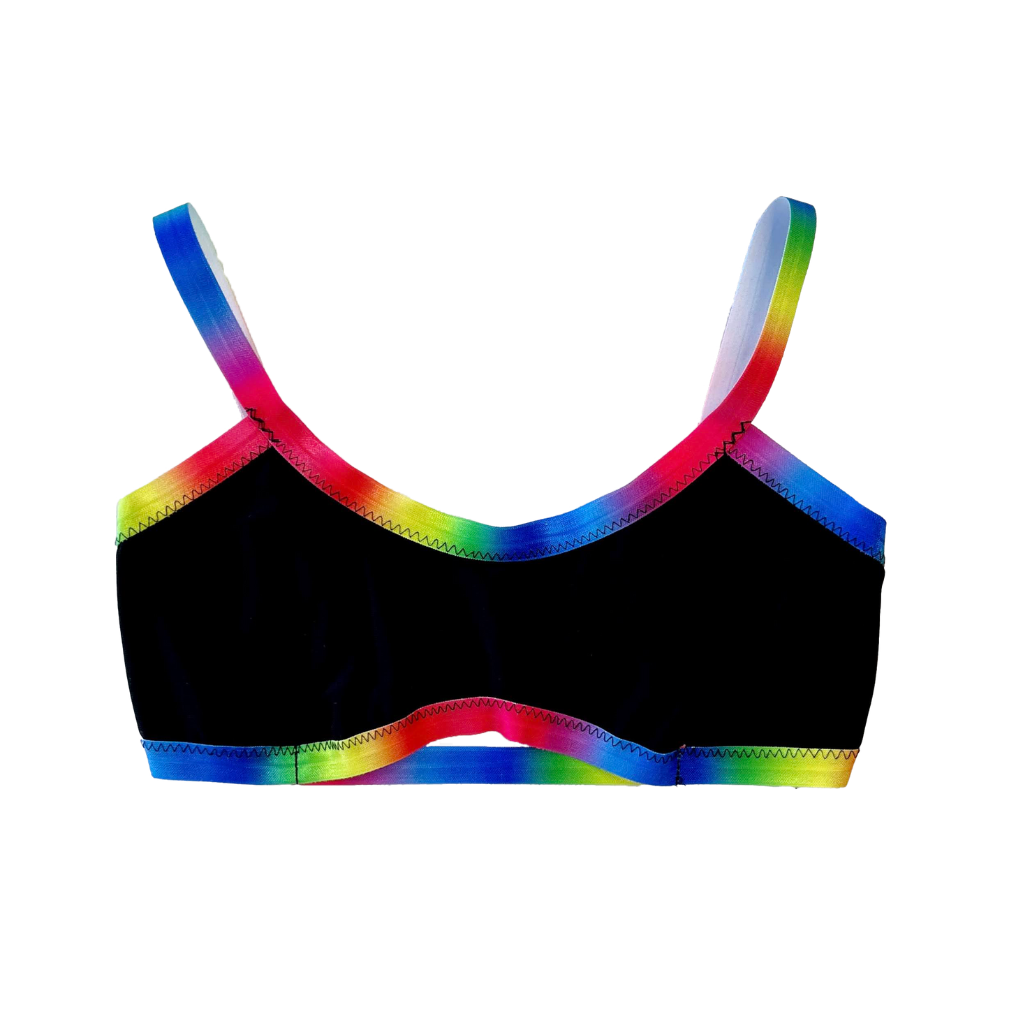 Black + Ombre Bandeau Bralette