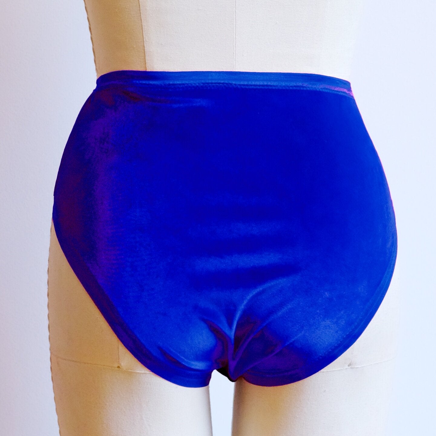 Blue Velvet High Rise Undies