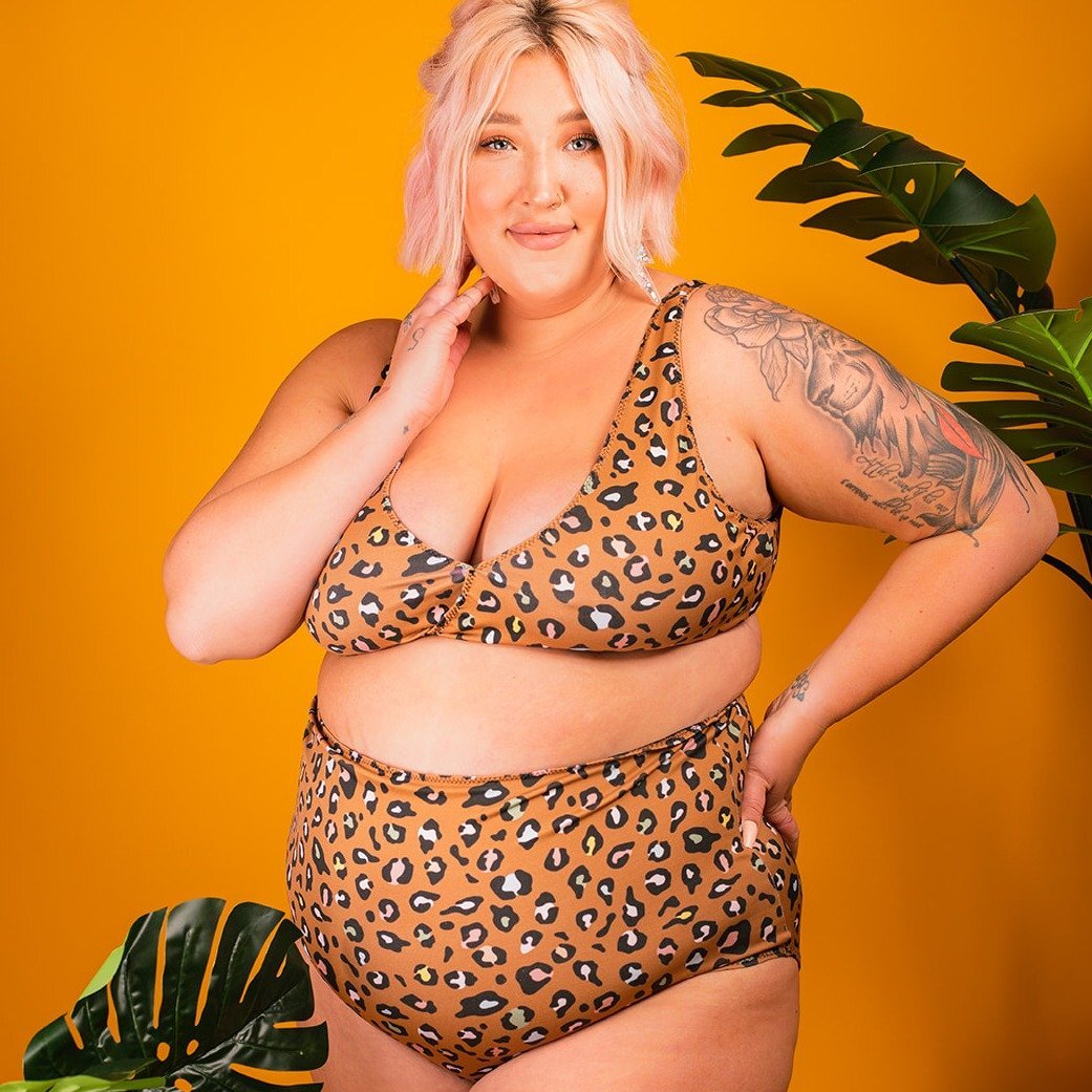 Leopard Bikini Top // Hella TL