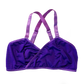 Purple Solid Lingerie Set