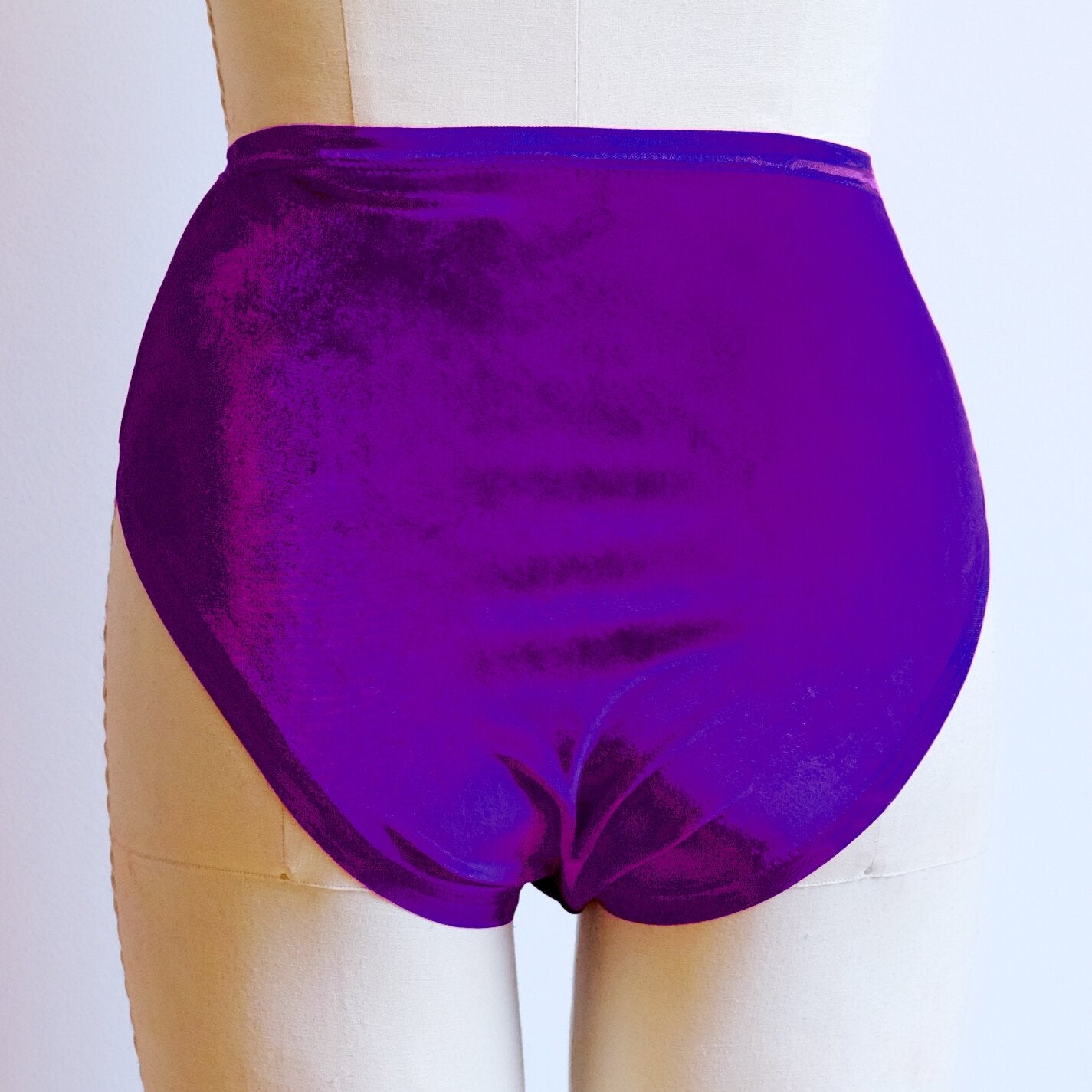 Purple Velvet High Rise Undies