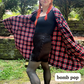 Size A Without Sleeve Fall Flannel Cape Vests 2024