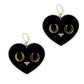 Love is a Void Cat Earrings