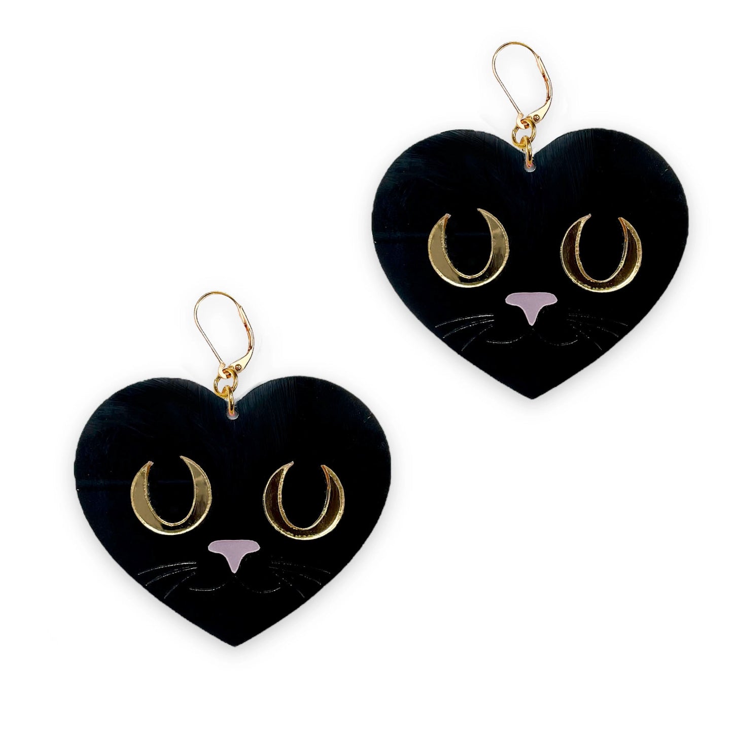 Love is a Void Cat Earrings