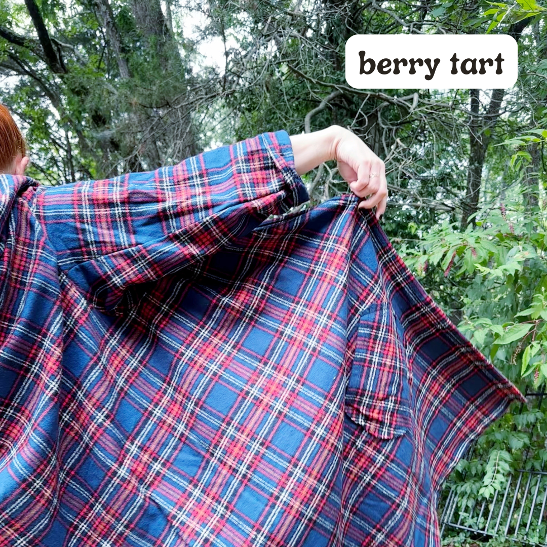 Size A Without Sleeve Fall Flannel Cape Vests 2024