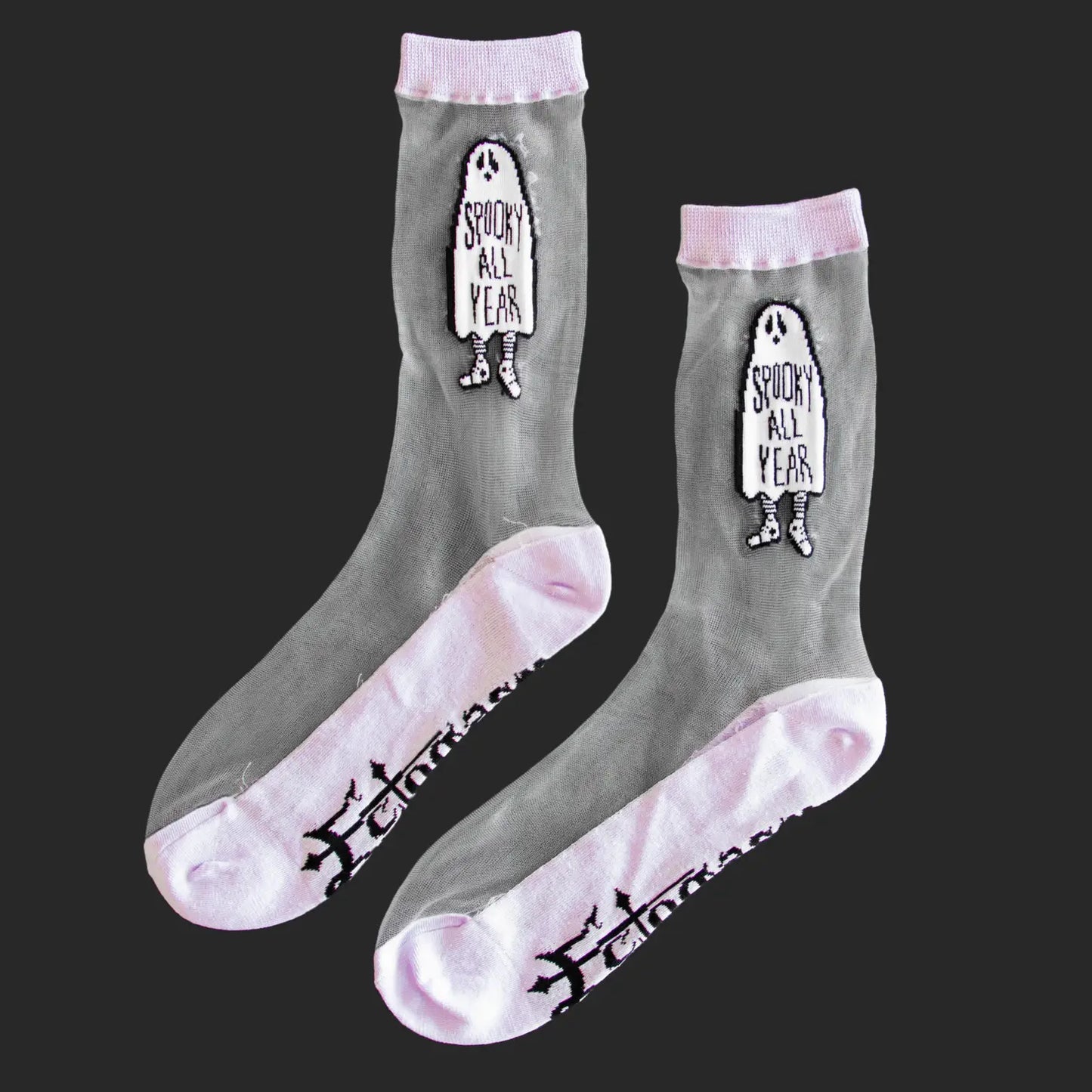 Spooky All Year Ghost Socks