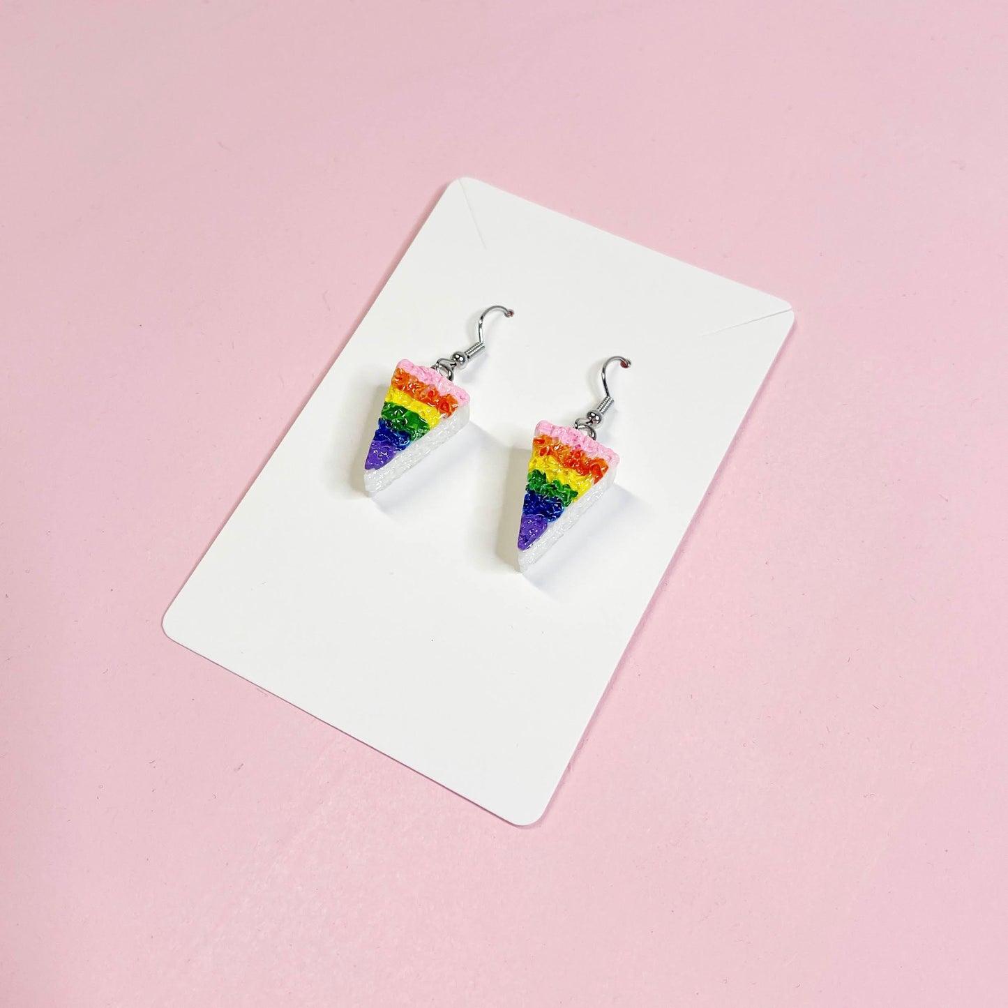 Rainbow Earrings :: Acrylic