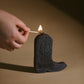 Gold + Ivy Boot Candles