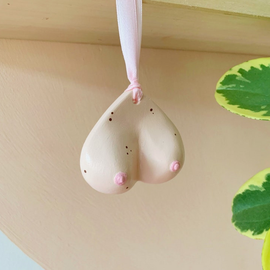 Christmas Boob Ornament