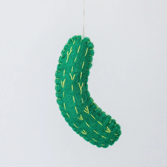 Pickle Felt Ornament