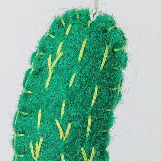 Pickle Felt Ornament