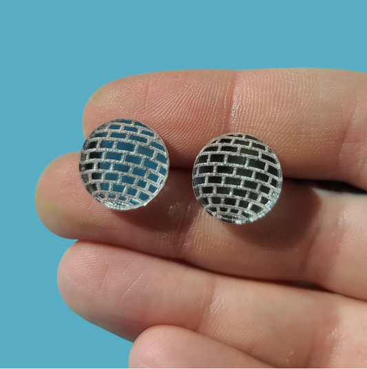 Disco Ball Acrylic Earrings