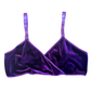 Purple Velvet Wrap Bralette