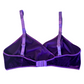 Purple Velvet Wrap Bralette