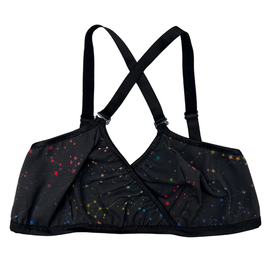 Celestial Rainbow Wrap Bralette