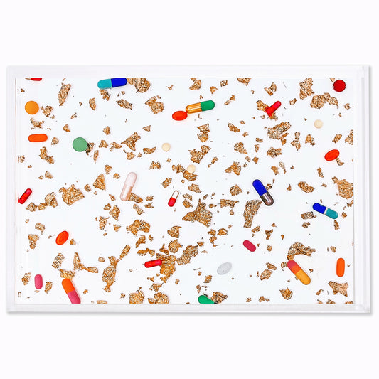 Pills + Gold Tray