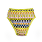 Neon + Neutral Grid High Rise Undies