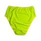 Neon Yellow Velvet High Rise Undies