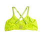 Neon Yellow Velvet Wrap Bralette