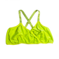 Neon Yellow Velvet Wrap Bralette